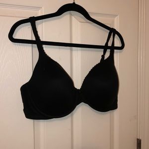 black bra.